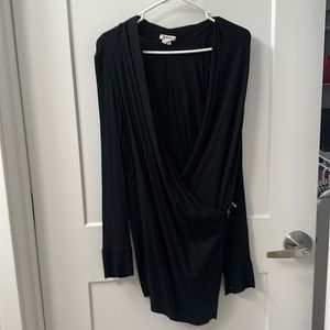 Helmut lang wrap long top
